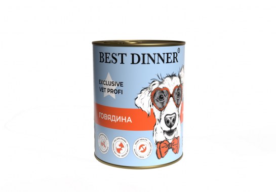 Best Dinner Vet Profi Mobility Влажный корм для собак для профилактики заболеваний опорно-двигательного аппарата Говядина