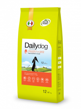 Dailydog classic line Puppy Large breed Turkey and Rice сухой корм для щенков средних пород с индейкой и рисом