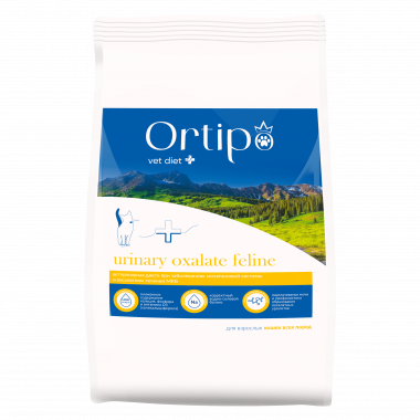 Ortipo Urinary Oxalate лечебный корм для кошек при заболеваниях мочеполовой системы